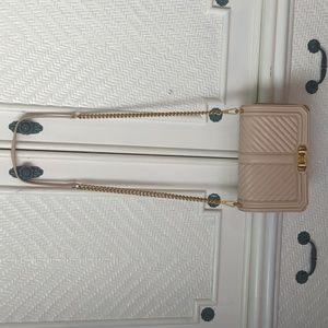 Rebecca Minkoff Chevron Love Crossbody bag in Sand Dune